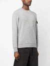 Wappen Patch Crew Neck Sweatshirt Grey - STONE ISLAND - BALAAN 5