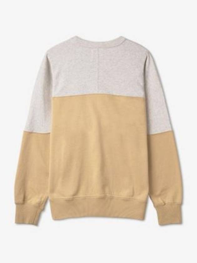 Howley Two Tone Logo Sweatshirt Light Yellow - ISABEL MARANT - BALAAN 3