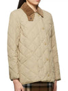 Diamond Quilted Thermoregulated Barn Jacket Honey - BURBERRY - BALAAN 4