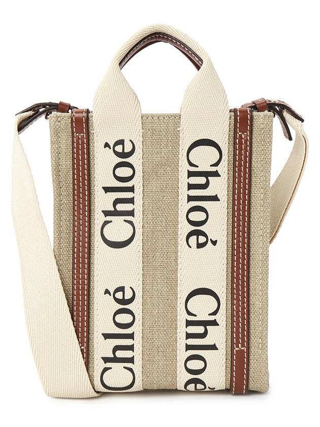 Woody Mini Tote Bag Beige Brown - CHLOE - BALAAN 2