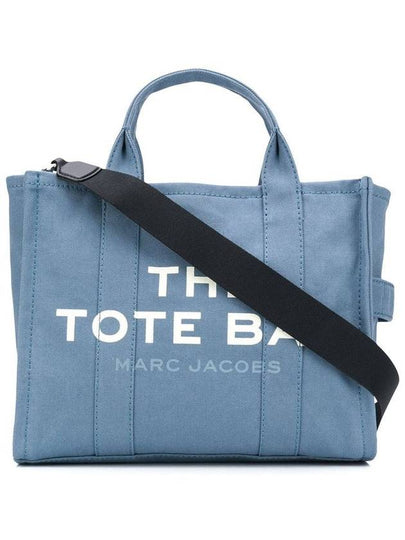 Logo Medium Canvas Tote Bag Blue - MARC JACOBS - BALAAN 2