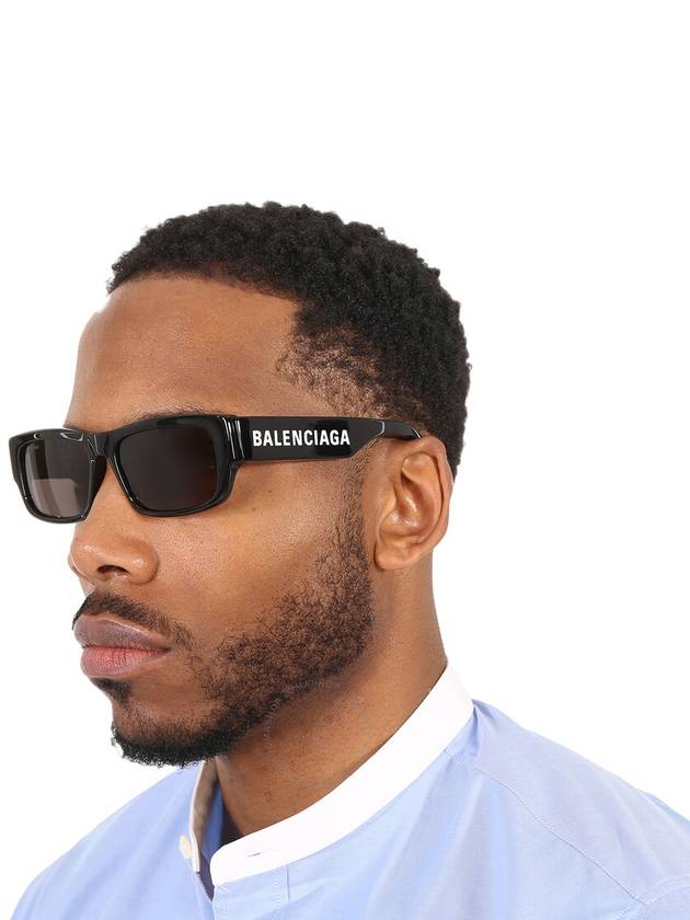 Eyewear Logo Square Sunglasses Black - BALENCIAGA - BALAAN 3