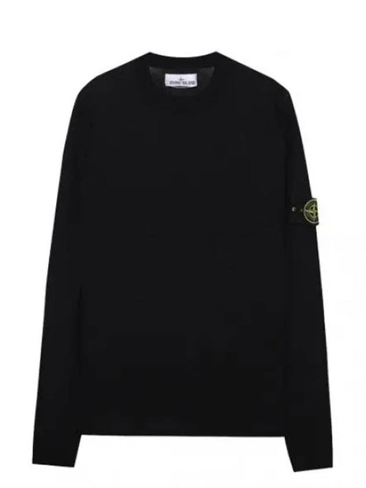 Stretch cotton crewneck knit men - STONE ISLAND - BALAAN 1