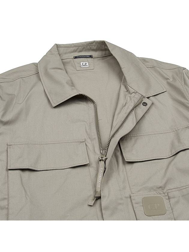 Gabardine shirt jacket 15CLSH042A 006472A 335 - CP COMPANY - BALAAN 8