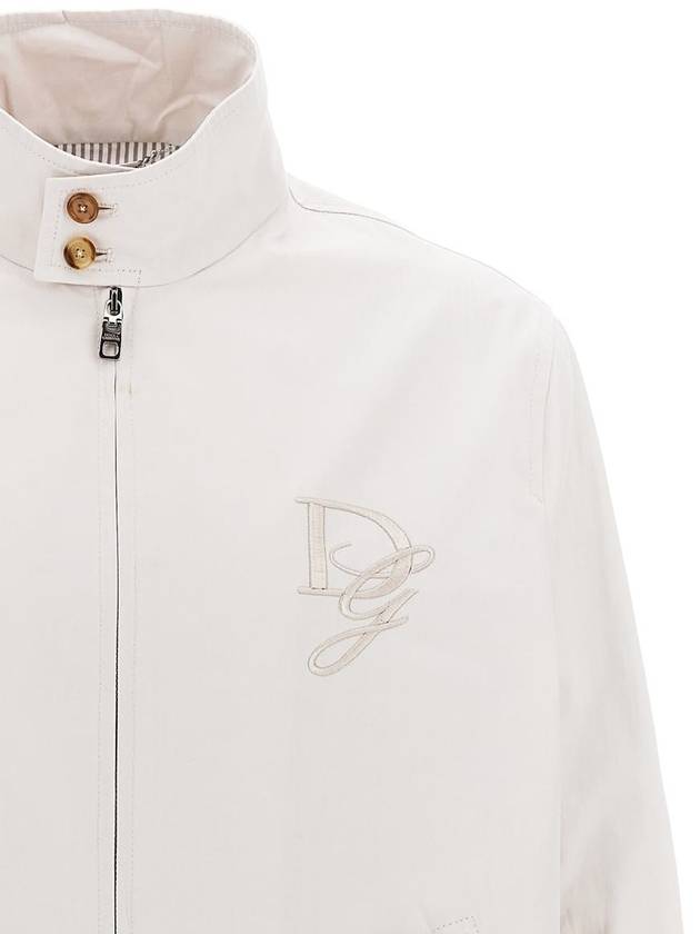 Dolce & Gabbana Logo Embroidery Jacket - DOLCE&GABBANA - BALAAN 3