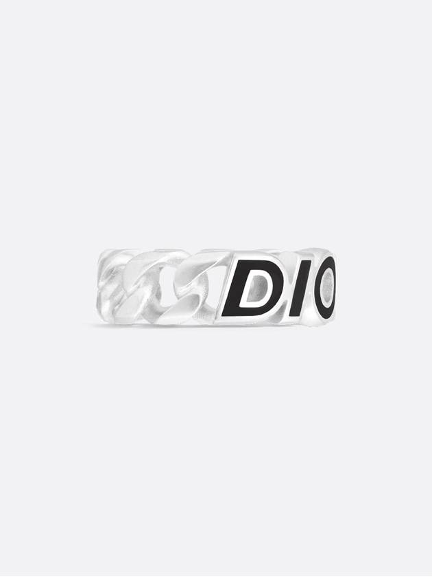 Italic Chain Link Ring Silver - DIOR - BALAAN 5