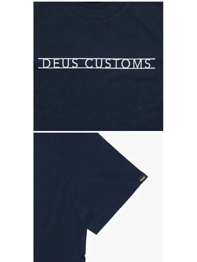 DMP241256A NVY MADISON Madison Men's Short Sleeve T-Shirt - DEUS EX MACHINA - BALAAN 3