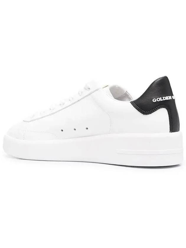 Women's Black Tab Purestar Low Top Sneakers White - GOLDEN GOOSE - BALAAN 5