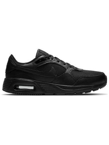 Air Max SC Leather Low Top Sneakers Black - NIKE - BALAAN 1