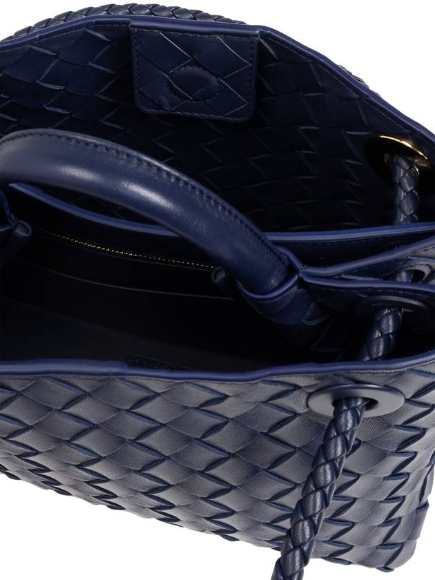 Bottega Veneta Shoulder Bag Andiamo Small, Women's, Navy Blue - BOTTEGA VENETA - BALAAN 5