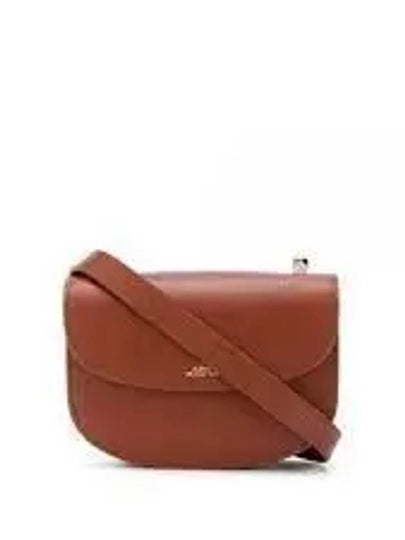 Geneve Mini Saffiano Cross Bag Brown - A.P.C. - BALAAN 2