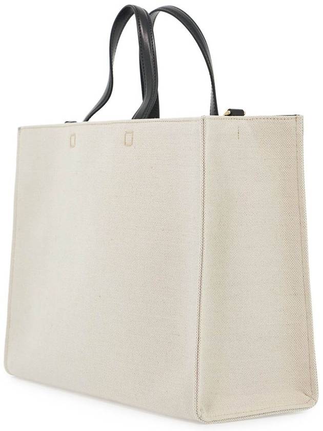 G Logo Canvas Medium Tote Bag Beige - GIVENCHY - BALAAN 4