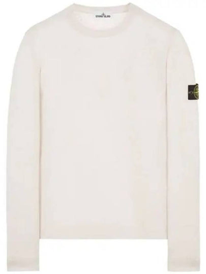 Wappen Patch Cotton Linen Knit Top Rose - STONE ISLAND - BALAAN 2