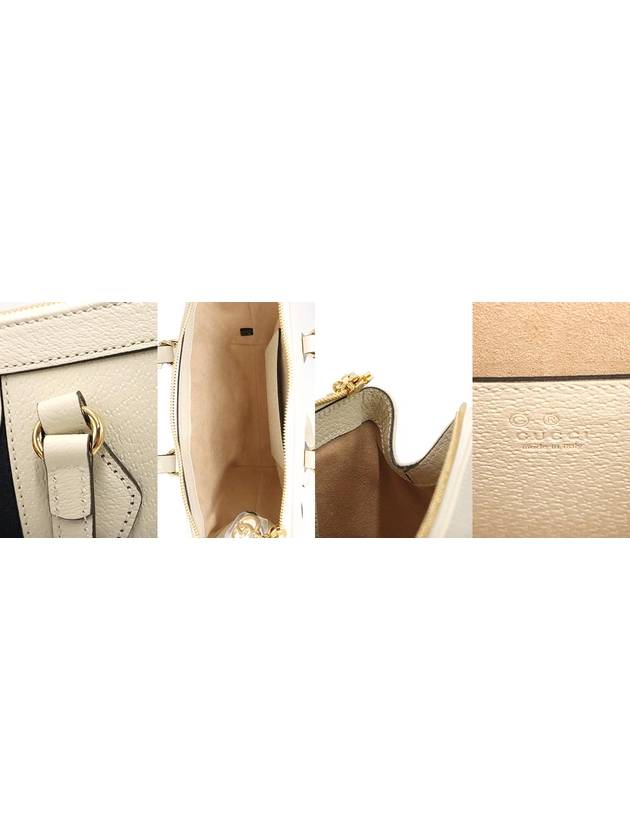 Women s Gucci 719882 White Leather WEB Gold Ophidia Top Handle 2WAY gt bag Gangbuk used luxury goods - GUCCI - BALAAN 10