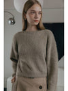 LONG HAIR SOFT SWEATER BEIGE - ILROZE - BALAAN 6