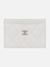 Classic card holder white gold AP0213 B10583 10601 - CHANEL - BALAAN 1