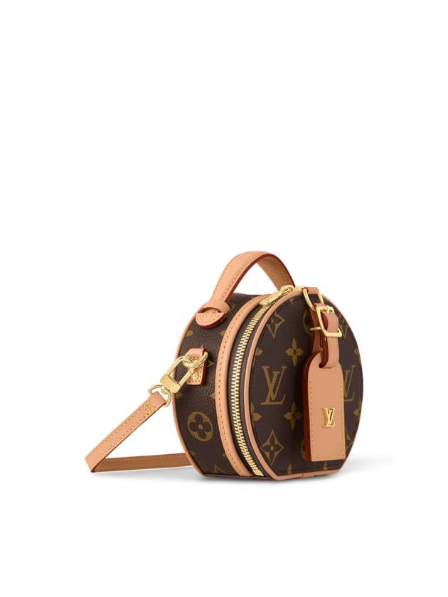 Monogram Reverse Canvas Boite Chapeau Mini Bag Brown Pink - LOUIS VUITTON - BALAAN 4