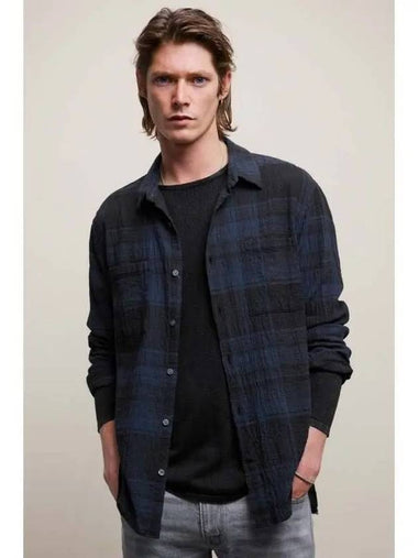 Cole Shirt W737Y1 473 Dark Indigo - JOHN VARVATOS - BALAAN 1