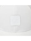 Logo Patch Ball Cap White - CP COMPANY - BALAAN 7