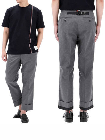 Fit GG Backstrap Trousers Pants MTC214A 04502 035 - THOM BROWNE - BALAAN 1