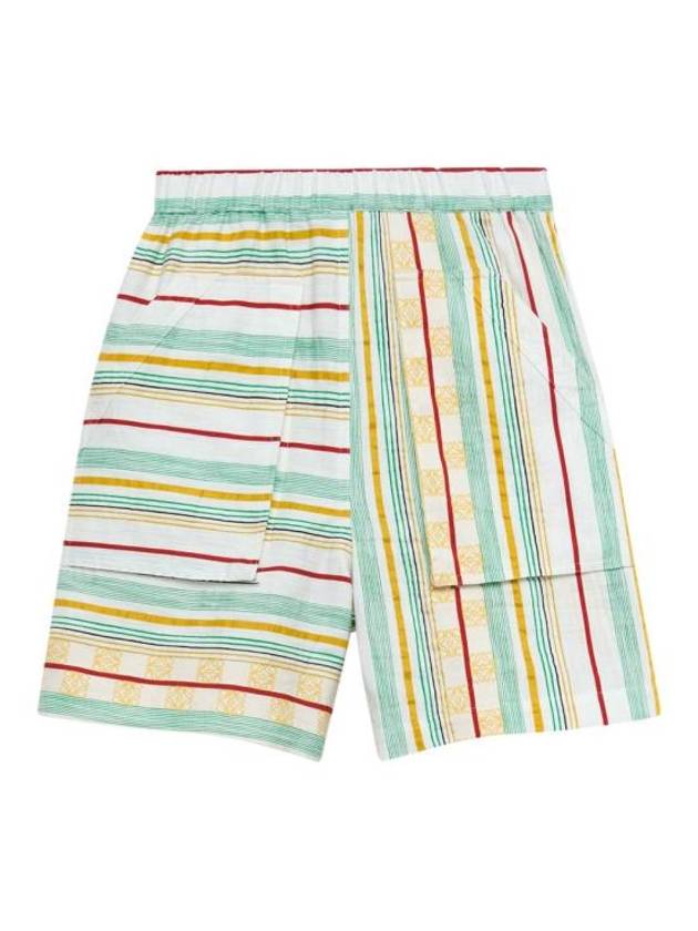 Paula Ibiza Short Pants S616Y04X454675 GREEN RED YELLOW MULTICOLOUR - LOEWE - BALAAN 1