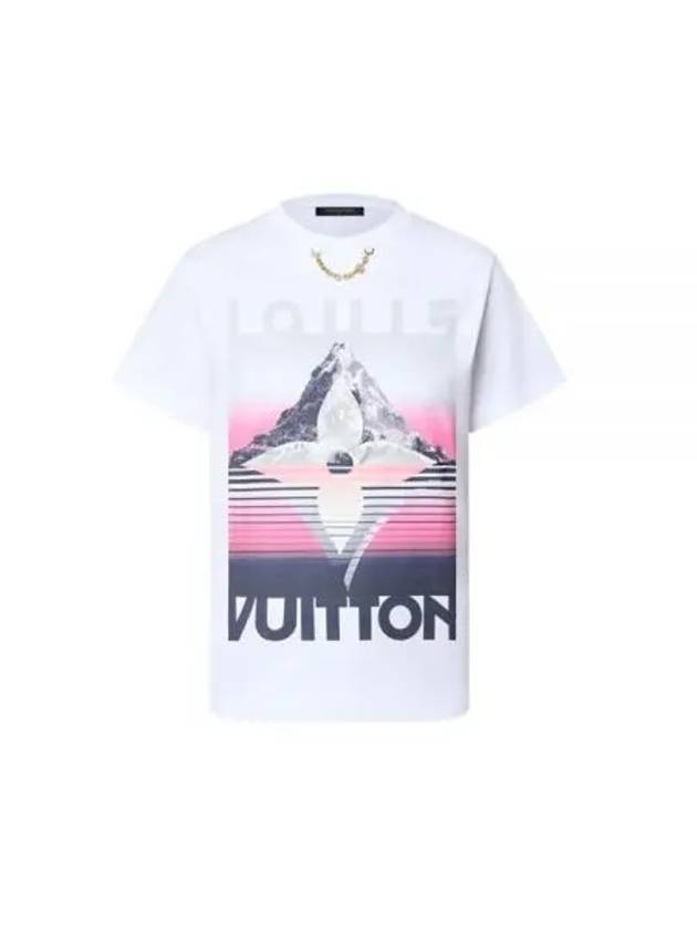 Monogram Flower Mountain T Shirt 1AGDJW - LOUIS VUITTON - BALAAN 1