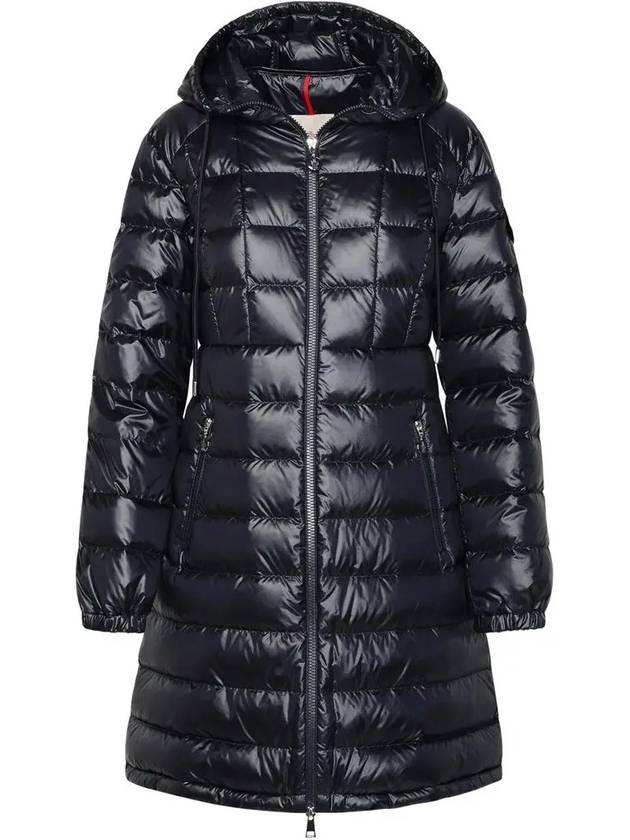 Women's Amintore Long Down Padding Navy - MONCLER - BALAAN 3