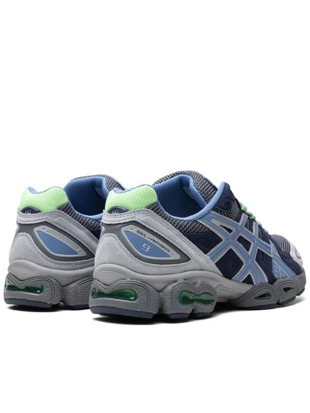 Gel Nimbus 9 Low Top Sneakers Steel Gray Blue - ASICS - BALAAN 4