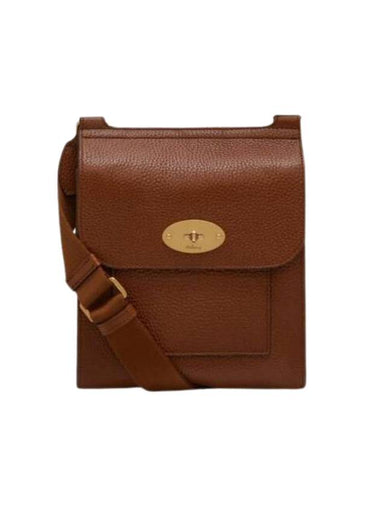 Antony Small Leather Cross Bag Brown - MULBERRY - BALAAN 1