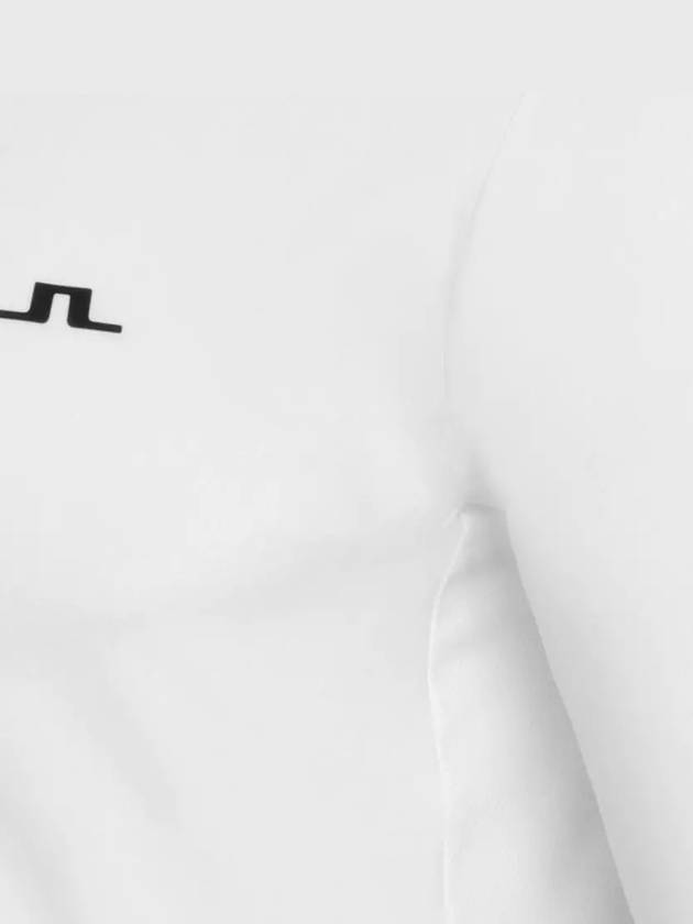 Luke Quarter Zip Mid Layer Long Sleeve T-Shirt White - J.LINDEBERG - BALAAN 5