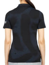 Women's Golf Logo Short Sleeve PK Shirt Navy - HYDROGEN - BALAAN 5