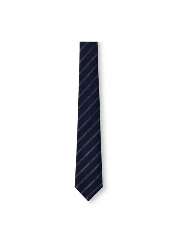 Marque L.Vuitton Deposée Stripes Tie Navy - LOUIS VUITTON - BALAAN 2