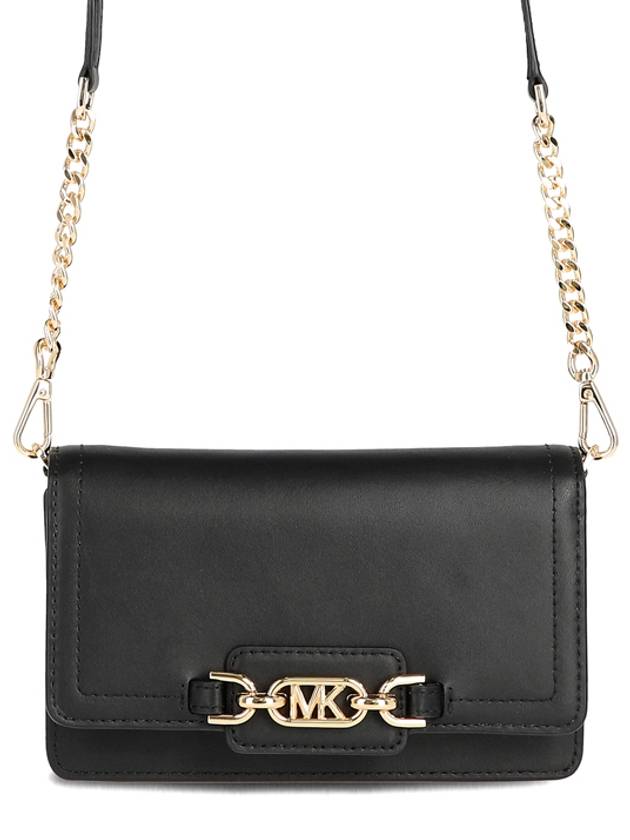 Heather Extra Small Leather Cross Bag Black - MICHAEL KORS - BALAAN 2