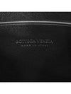 Cassette Intrecciato Medium Clutch Bag Black - BOTTEGA VENETA - BALAAN 9