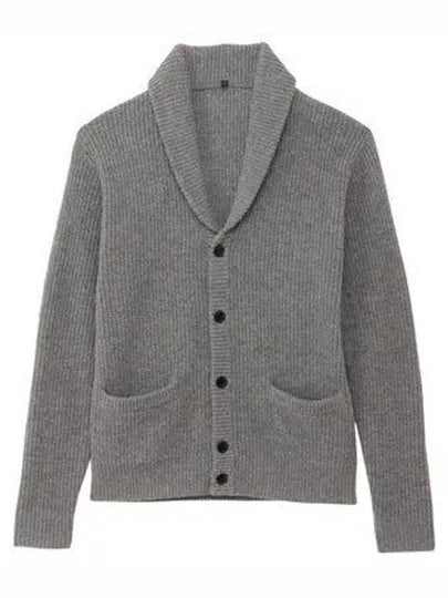 Shawl Collar Cardigan Grey - BRUNELLO CUCINELLI - BALAAN 2