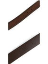 Round Buckle Cutting Business Belt Brown - MONTBLANC - BALAAN 5