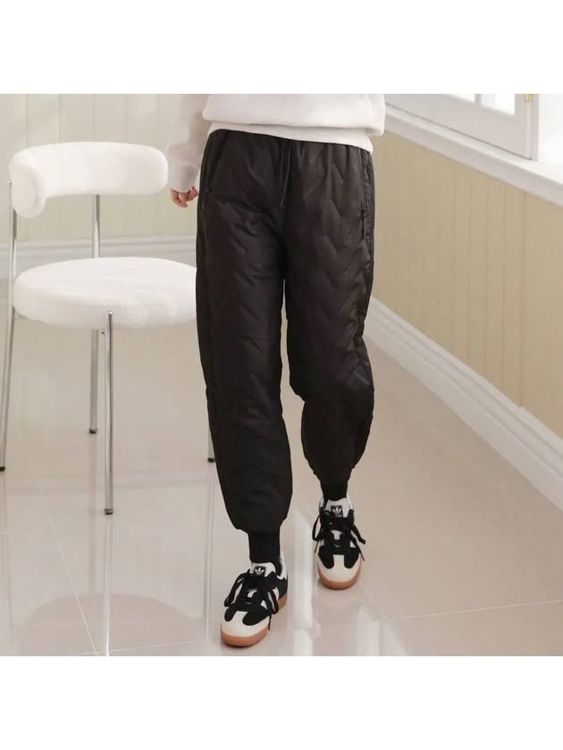 Winter golf padded pants high frequency pattern women s jogger quilted brushed wear - TEE AND - BALAAN 3