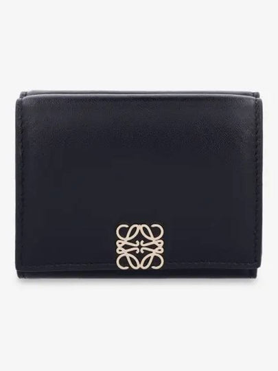 Puffer Anagram Leather Bifold Wallet Black - LOEWE - BALAAN 2