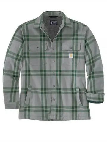 Relaxed Fit Flannel Sherpa Lined Shirt Jac 106354 E82 jacket - CARHARTT - BALAAN 1