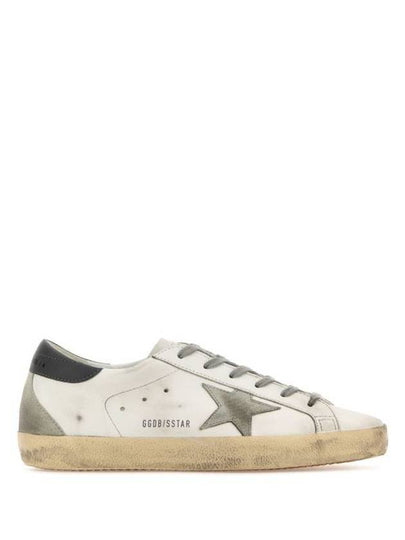 Superstar Leather Low Top Sneakers Grey White - GOLDEN GOOSE - BALAAN 2