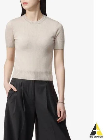 Max Mara BERGE Knit Ecru 19361021600001 - S MAX MARA - BALAAN 1