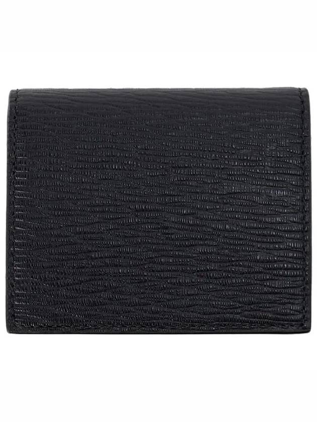 Gancini Logo Coin Wallet Black - SALVATORE FERRAGAMO - BALAAN 3