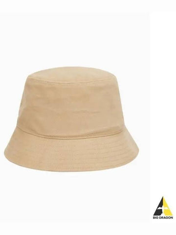 JEANS Unisex Camel Washed Cotton Twill Embroidered Bucket Hat 40W3371 200 - CALVIN KLEIN - BALAAN 1