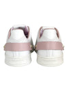 Women's V Logo Backnet Low Top Sneakers White Pink - VALENTINO - BALAAN 5