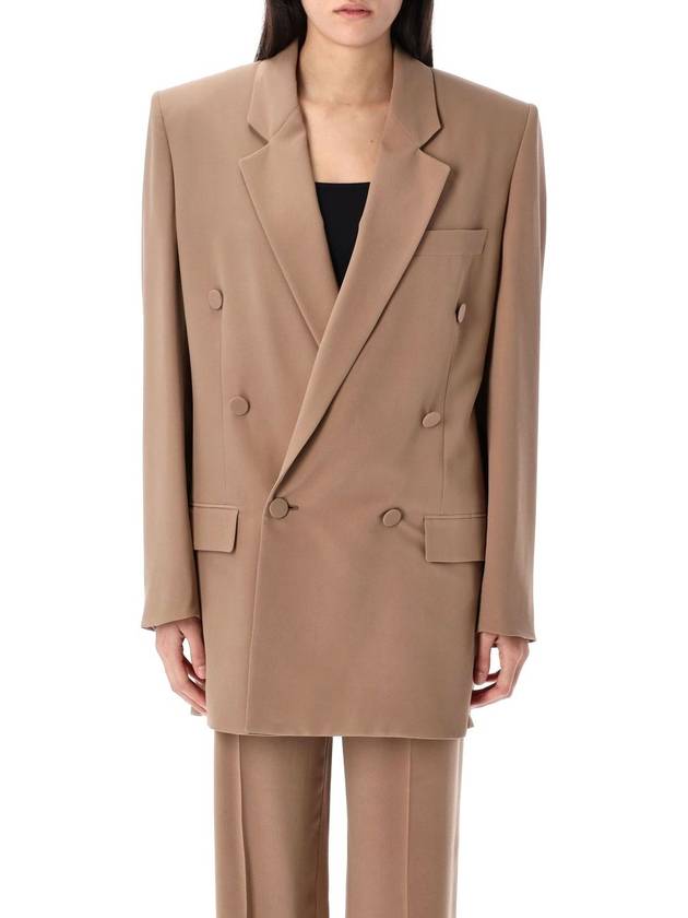 Silk crepe jacket - SAINT LAURENT - BALAAN 1