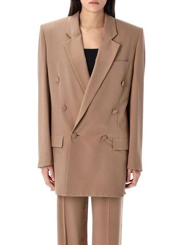 Silk crepe jacket - SAINT LAURENT - BALAAN 1