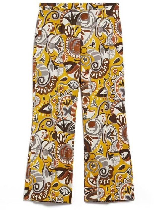 Richia Cotton Straight Pants - MAX MARA - BALAAN 2