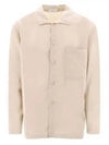 Silk Blend Long Sleeve Shirt Beige - LEMAIRE - BALAAN 2