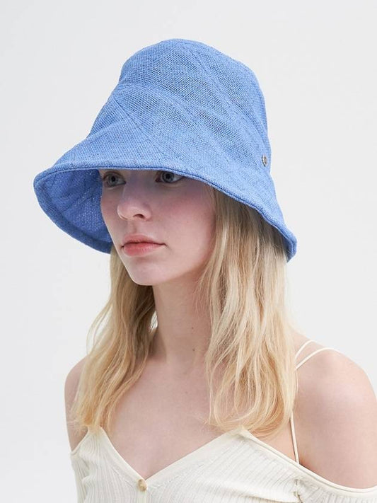 Delicate Pannel Hat Blue - BROWN HAT - BALAAN 2