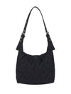 Signature Heart Shoulder Bag Black - HOLLY LOVES LOVE - BALAAN 2